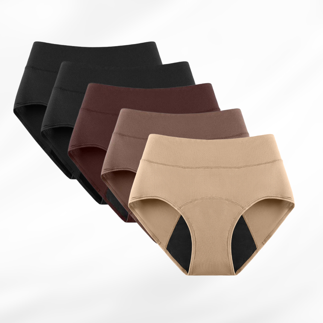 SerinaWear™ Leak-Proof Knickers – 5 Pack